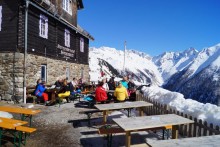 Hochalmblick Terrasse